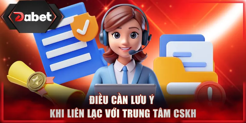 Điều cần lưu ý khi liên lạc với trung tâm CSKH