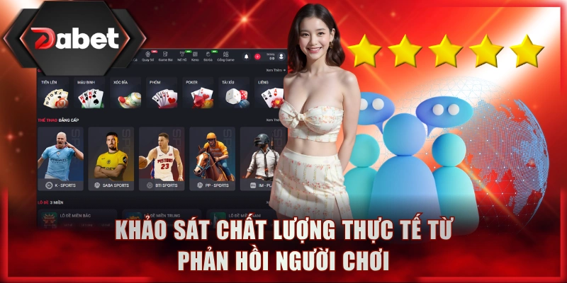 Khảo sát chất lượng thực tế từ phản hồi người chơi