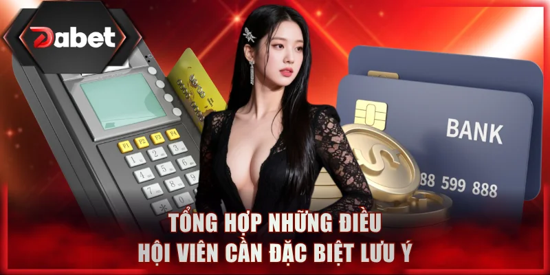 Tổng hợp những điều hội viên cần đặc biệt lưu ý